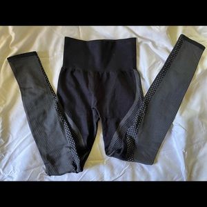 Black and Gray Fabletics Leggings
